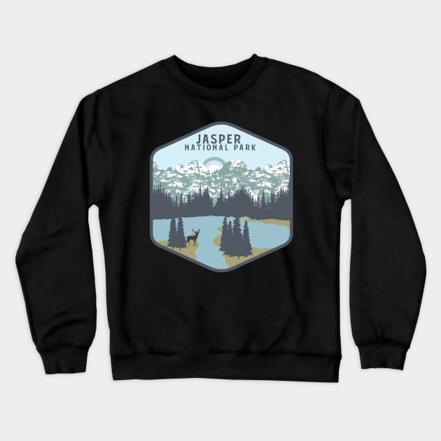 Jasper National Park Alberta Crewneck Sweatshirt by Tonibhardwaj